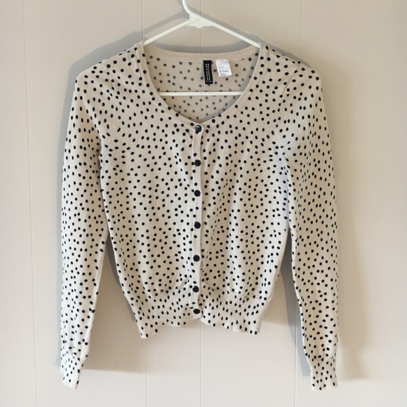 H&M Polkadot cardigan