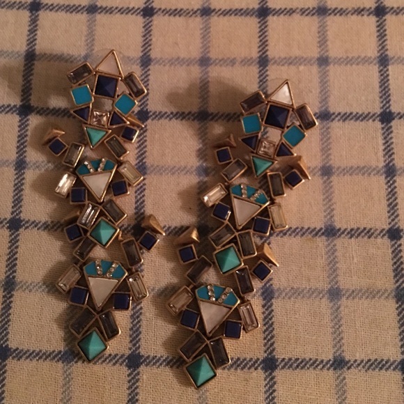Stella and dot convertible earrings.