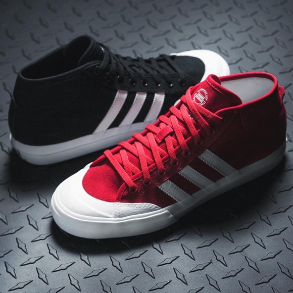 41% off Adidas Other - Adidas Matchcourt Mid Red mid-high top mens size 9 from Anby's closet on 