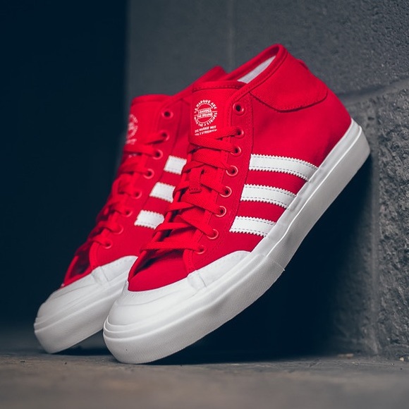 41% off Adidas Other - Adidas Matchcourt Mid Red mid-high top mens size 9 from Anby's closet on 