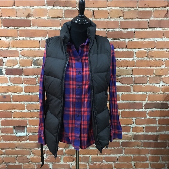 Chocolate brown Gap bubble vest
