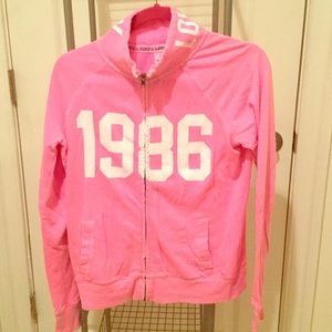 PInk Victoria's Secret track jacket