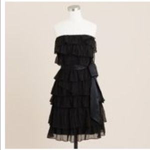 J.Crew 100% Silk Crinkle Cut Layered Dress J.Crew 100% Silk Crinkle Cut Layered Dress
