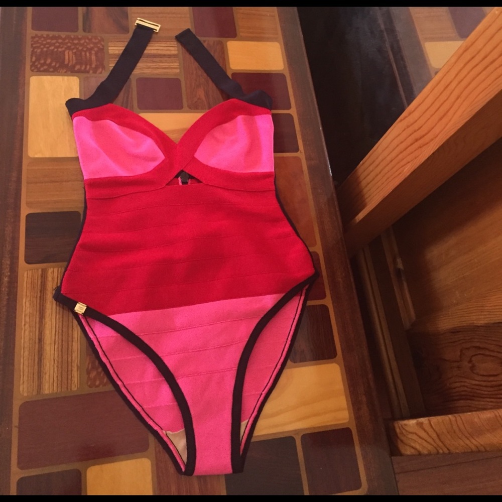 Herve Leger One Piece Swimsuit "NWT"