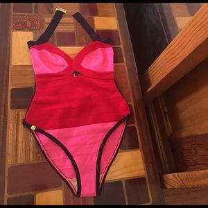 Herve Leger One Piece Swimsuit "NWT"