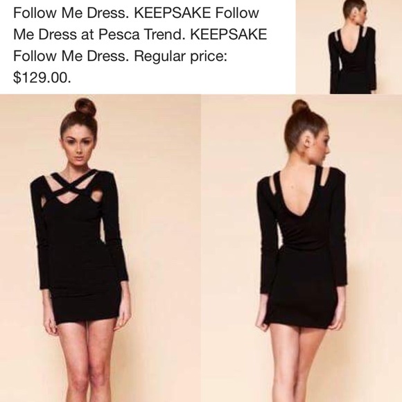 ⭐️Keepsake the Label Follow Me Dress US6⭐️LBD⭐️