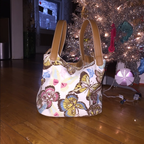 Talbots butterfly purse