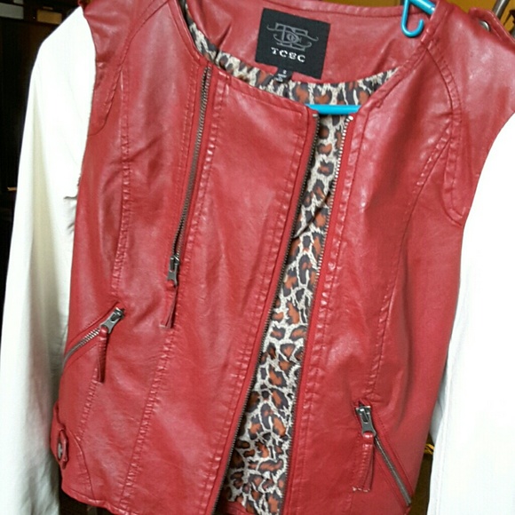 red and white jacket - Picture 2 of 3