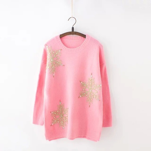 snowflakes Holiday Sweater