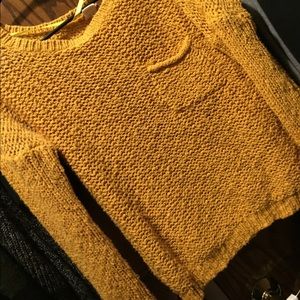 ROXY Mustard Sweater