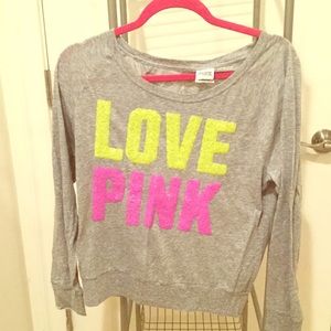 Grey Sequin Victoria's Secret top