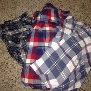 Set of 3 Flannels