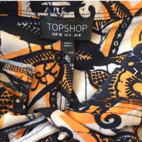 SOLD TP gorgeous floral style tribal print shorts! - Picture 2 of 3