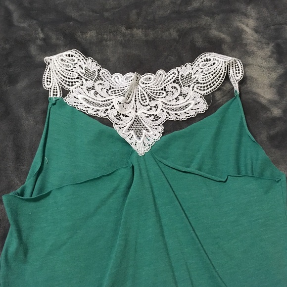 Lace Back Tank - Picture 2 of 2