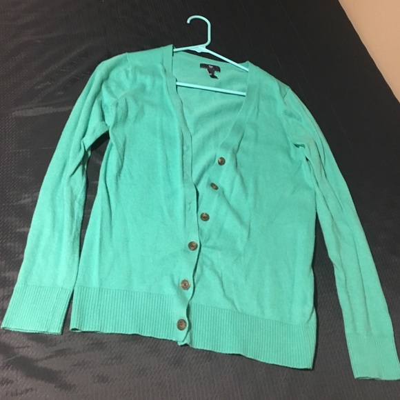 Teal cardigan