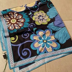 Vera Bradley Floral Silk Scarf