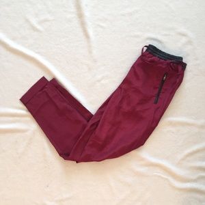 Burgundy Joggers