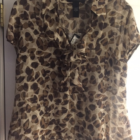 Geoffrey Beene sheer top.