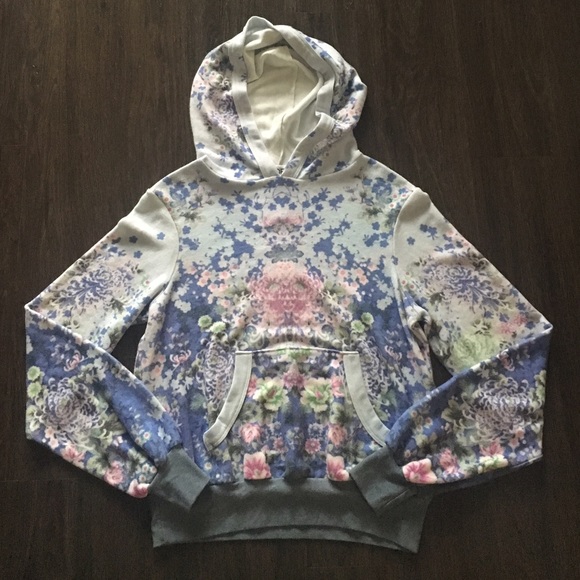 Wildfox Sweaters - Wildfox Electric Kimono Malibu Hoodie - Purple