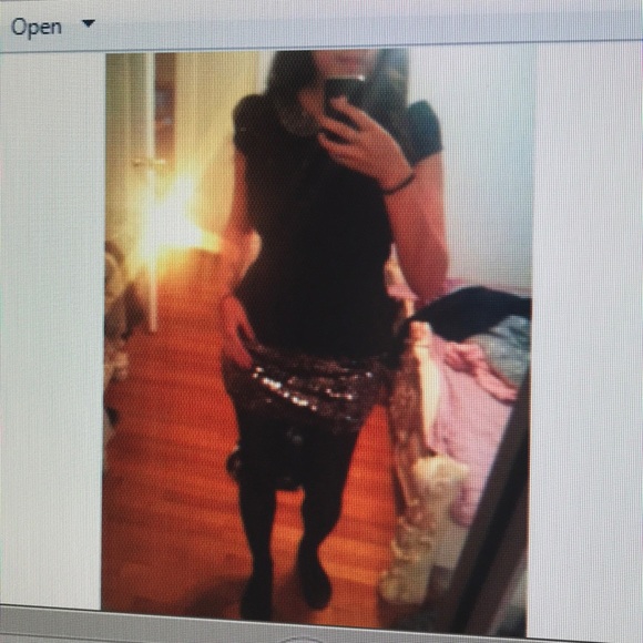 Sequin skirt and matching top - Picture 5 of 5