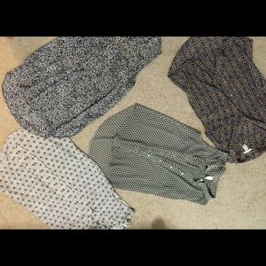 H&M Tunic Tank Tops Bundle Size- 6
