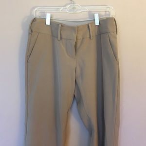 The limited drew fit camel flare dress pants