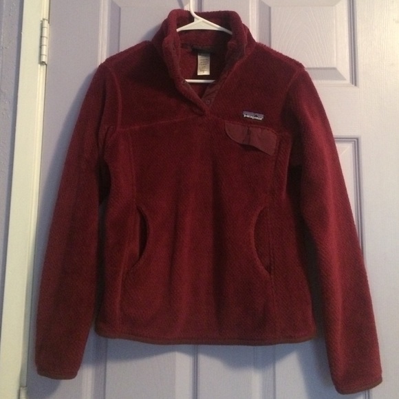 Maroon Patagonia retool pullover