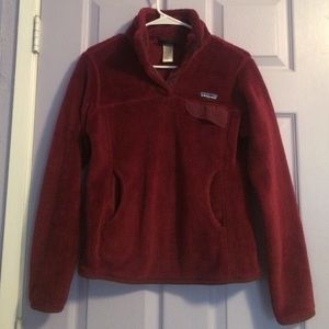 Maroon Patagonia retool pullover