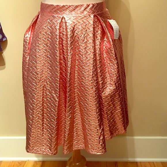 SALE---LuLaRoe XL Elegant Pink Madison Skirt, NWT