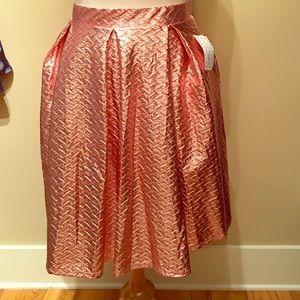 SALE---LuLaRoe XL Elegant Pink Madison Skirt, NWT