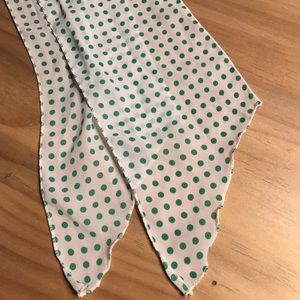 Polka Dot Accent Scarf