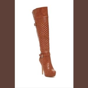 Quilted Over the Knee Stilettos