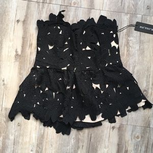 **NEW** Stone Cold Fox lace peplum bodice