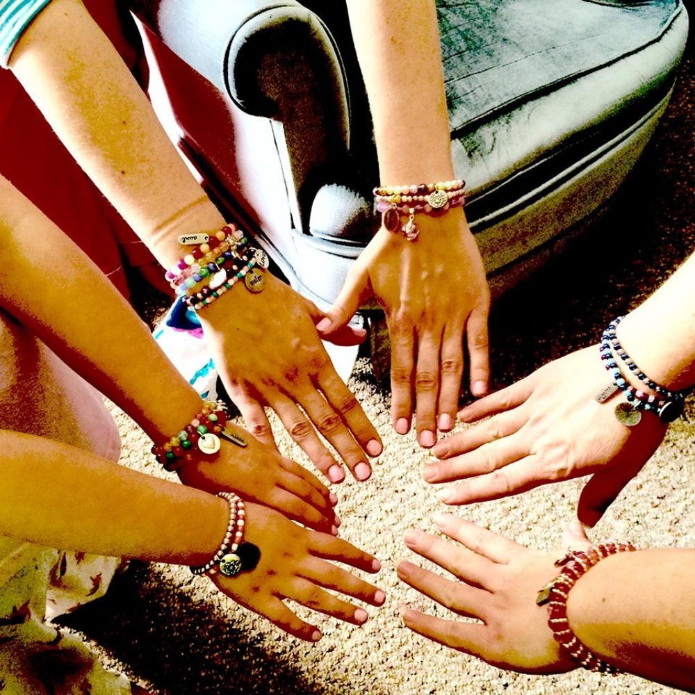 🔵 GENUINE QUARTZ LOVE CHARM BRACELET