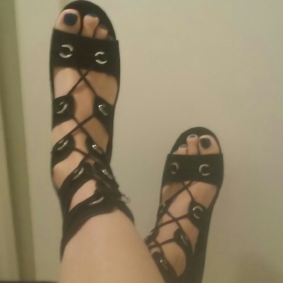 Closing TODAY♦ASOS laceup Sandals - Picture 4 of 4