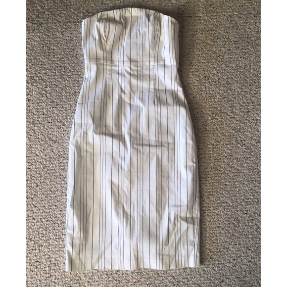 Express fitted white dress size 1/2