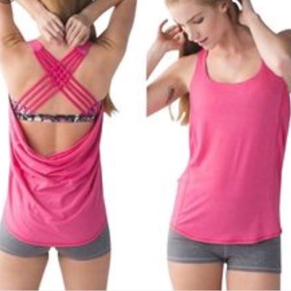 Lululemon Free to be Wild Tank Butterfly