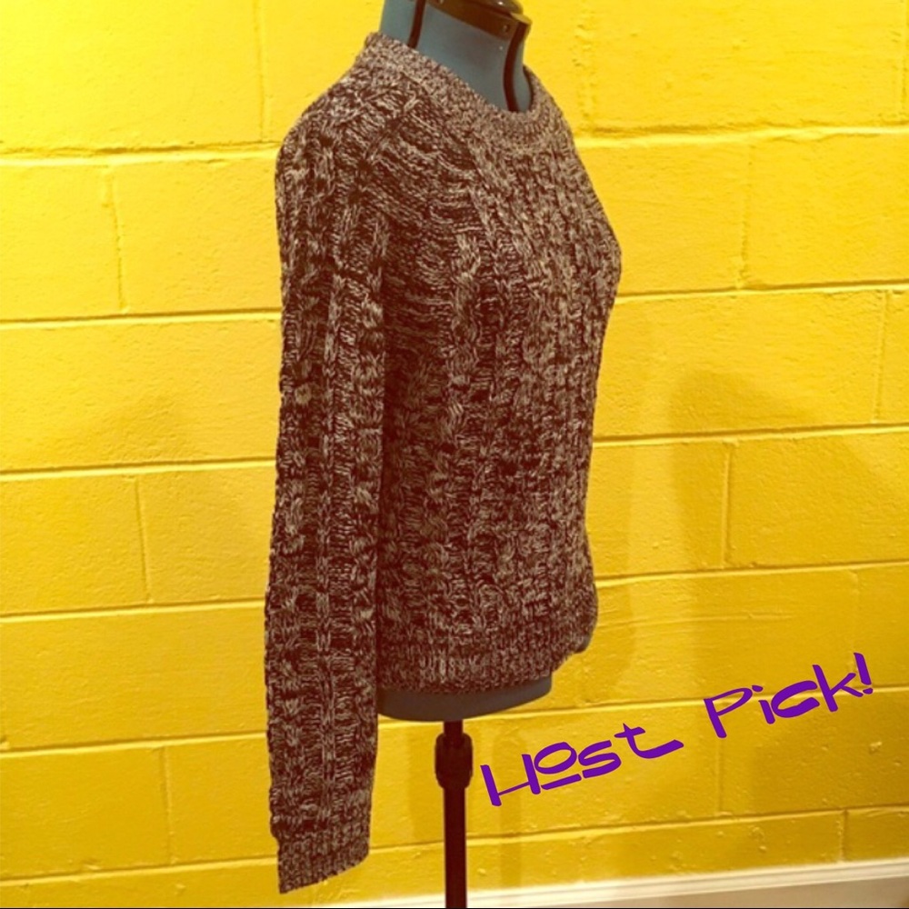 Adorable & Cozy, Black/White Sweater