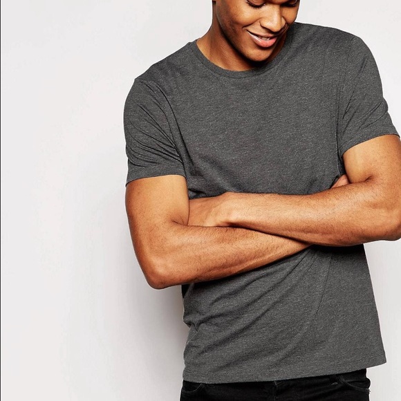 Heather grey muscle tee