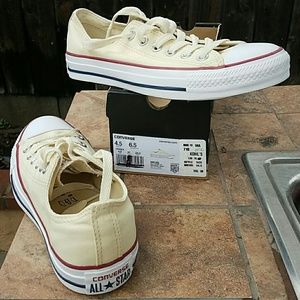 Converse All Star Ox Natural White size4.5M, 6.5W