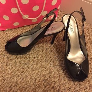Guess black heels