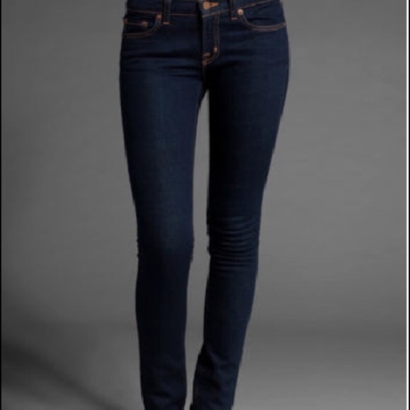 J Brand low rise pencil leg in ink - Picture 6 of 9