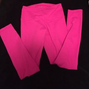 Hot Pink Yoga pants size SMALL