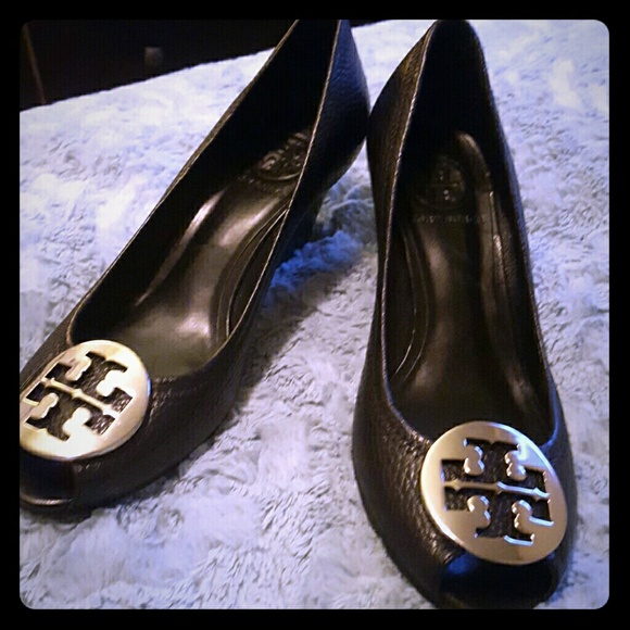 Peep toe TORY BURCH wedges