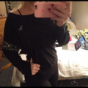 Victoria's Secret pink light weight crew neck