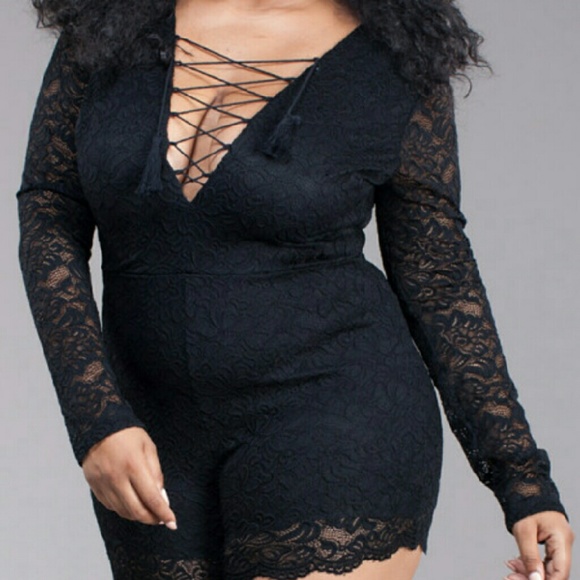 Plus size Romper. Send a note with your size.