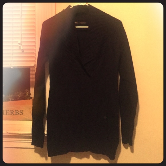 Dark navy Armani Exchange sweater tunic