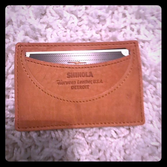 Shinola card wallet