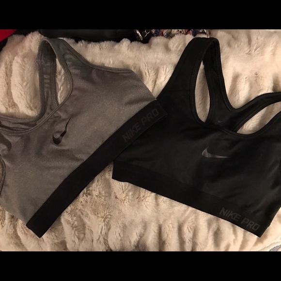 Nike pro sports bra (2) sz xs
