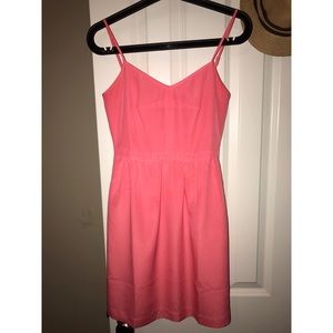Coral/Salmon spaghetti strap dress